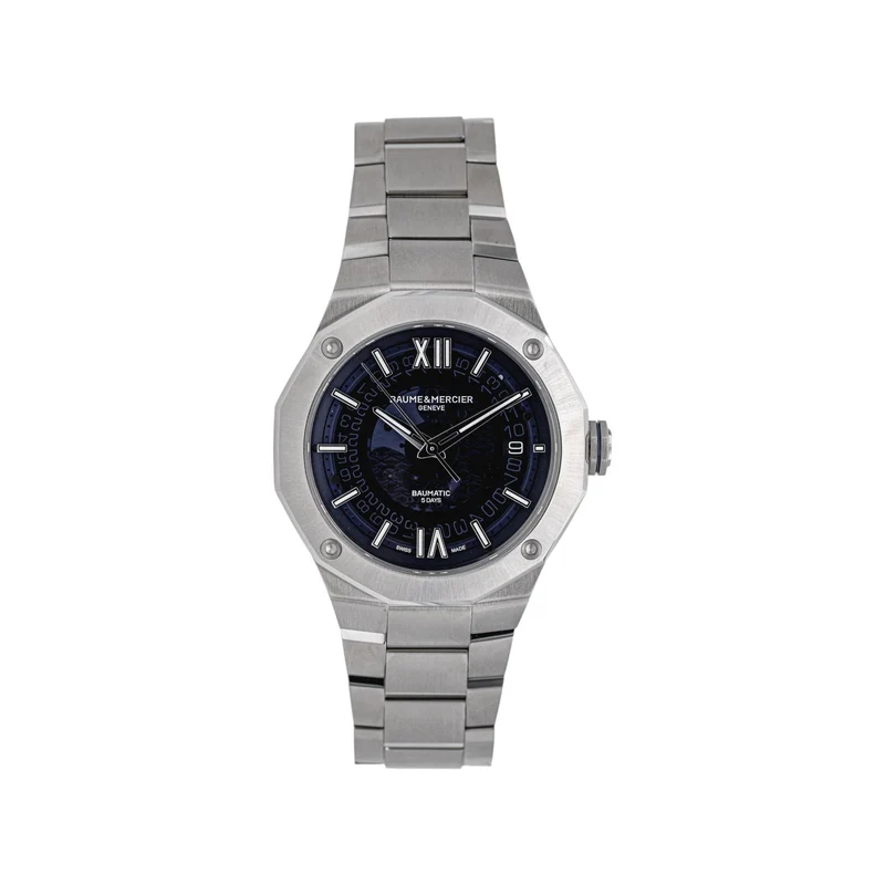 Baume & Mercier Riviera Steel Watch