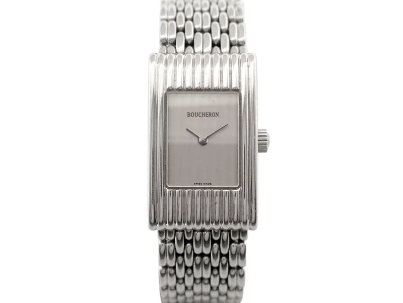 Boucheron Reflet Small - Women's quartz watch in steel 29.5 mm