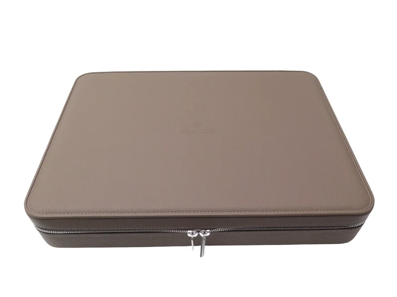 Rolex - Travel case for 18 watches in leather