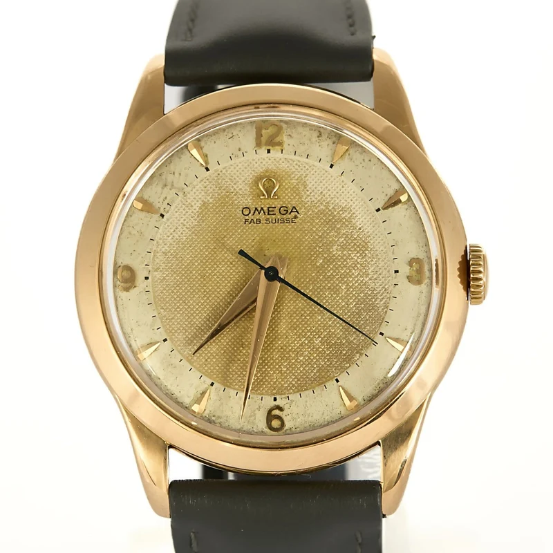 Omega - Watch Jumbo in 18K rose gold, two-tone dial