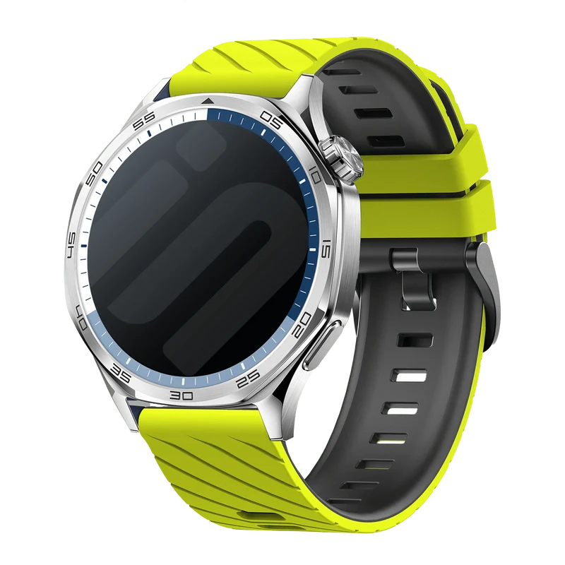 Correa twill deportiva Amazfit Bip Max (amarillo intenso/negro)