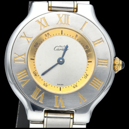 Cartier Must 21 Watch 18K Yellow Gold / Steel