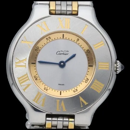 Cartier Must 21 Watch 18K Yellow Gold / Steel
