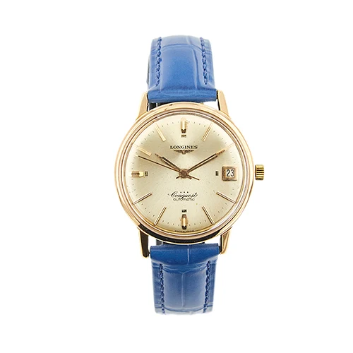 Longines Conquest - 18 kt rose gold automatic watch 35 mm