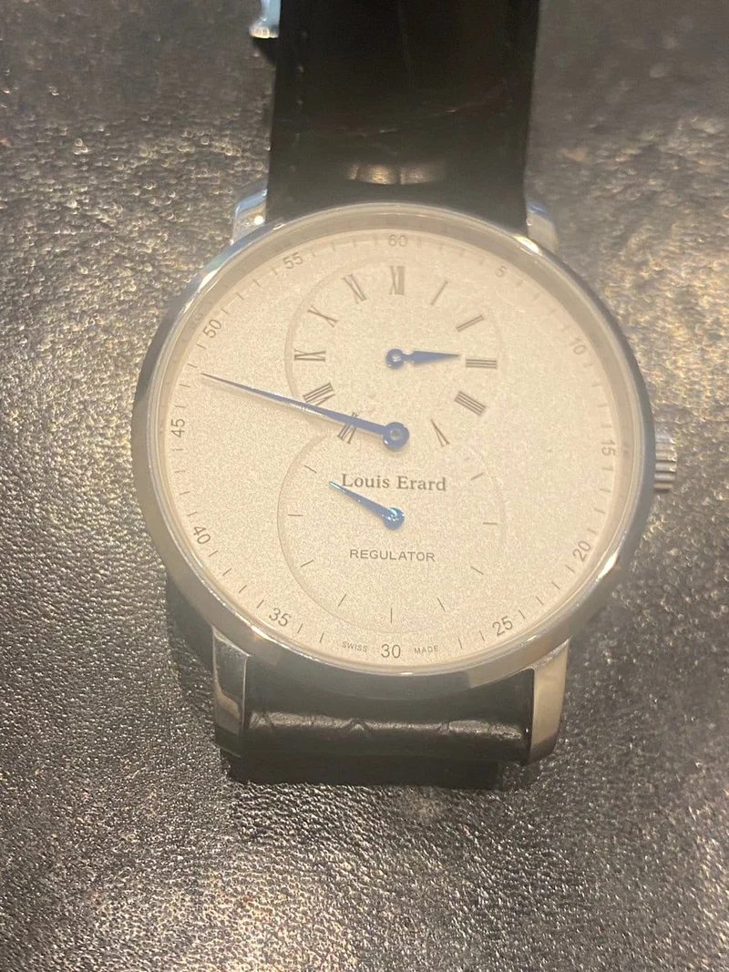 Louis Erard - Regulator watch in 40 mm steel