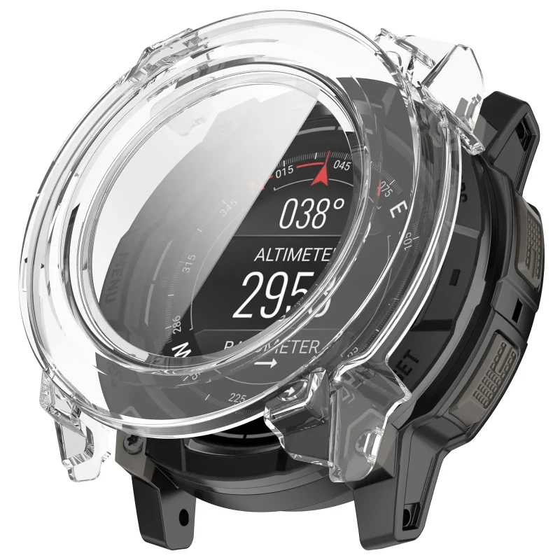 Garmin Instinct 3 - 45mm PC Case with Glass (Transparent)