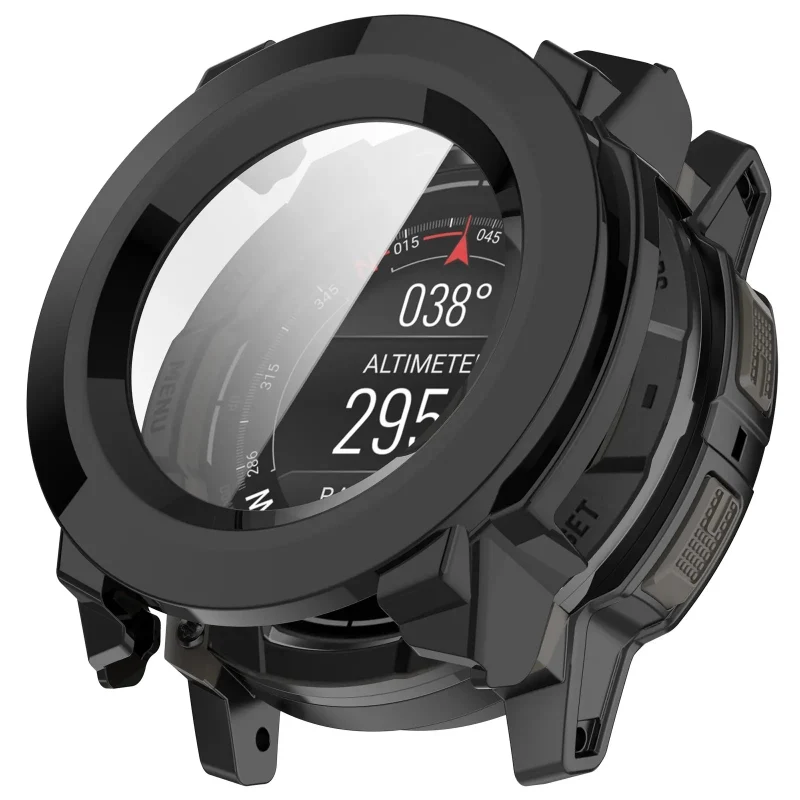 Garmin Instinct 3 - 45mm PC Case with Glass (Black)