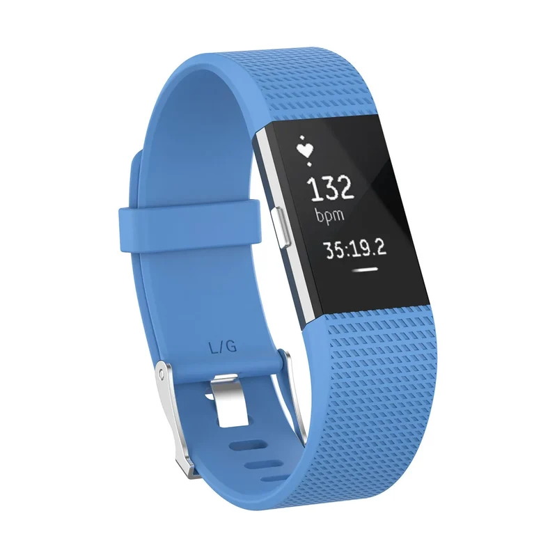Correa silicona Fitbit Charge 2 (azul cielo)