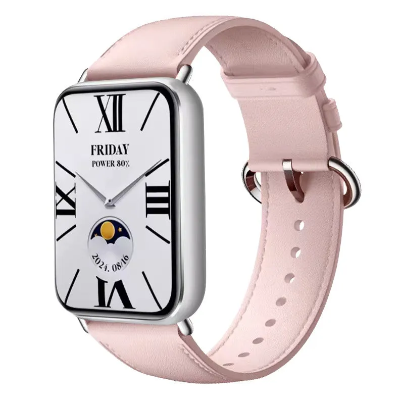 Correa cuero Redmi Watch 6 Active (rosa)