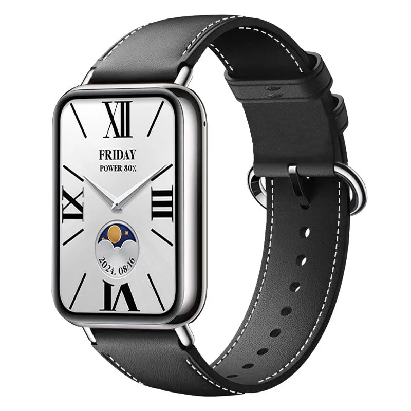 Correa cuero Xiaomi Smart Band 10 Pro (negro)