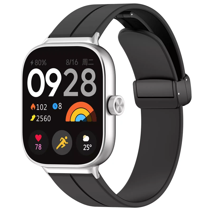 Correa silicona hebilla-D Redmi Watch 6 Active (negro)
