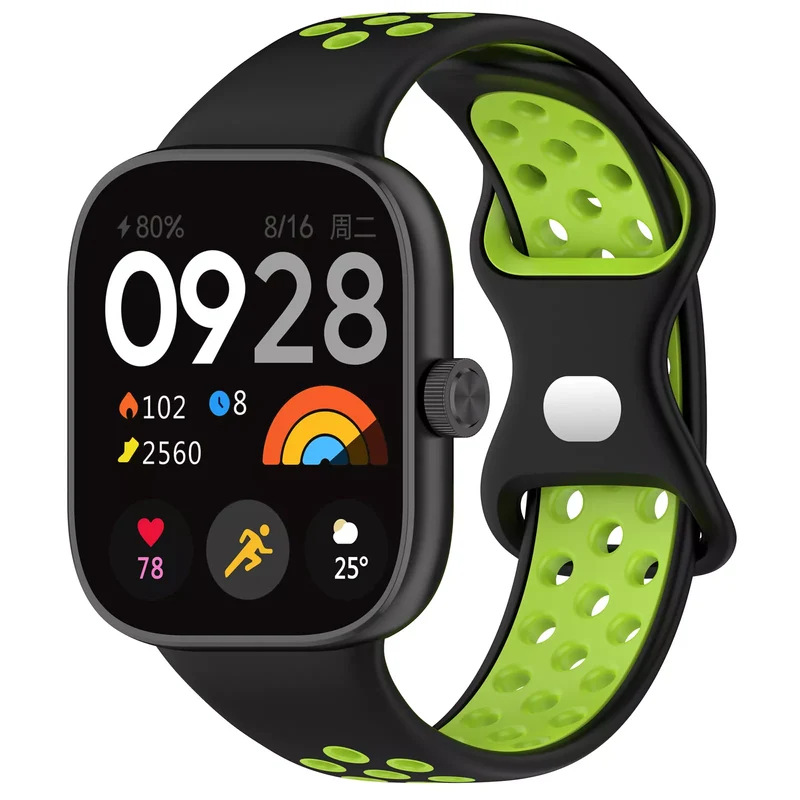 Correa deportiva Redmi Watch 6 Lite (negro/fluorescente)