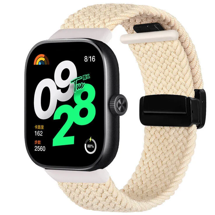 Correa trenzada con hebilla-D Redmi Watch 6 Active (blanco estrella)
