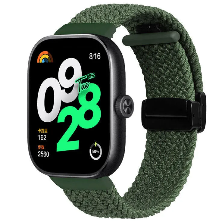 Correa trenzada con hebilla-D Redmi Watch 6 Lite (verde)