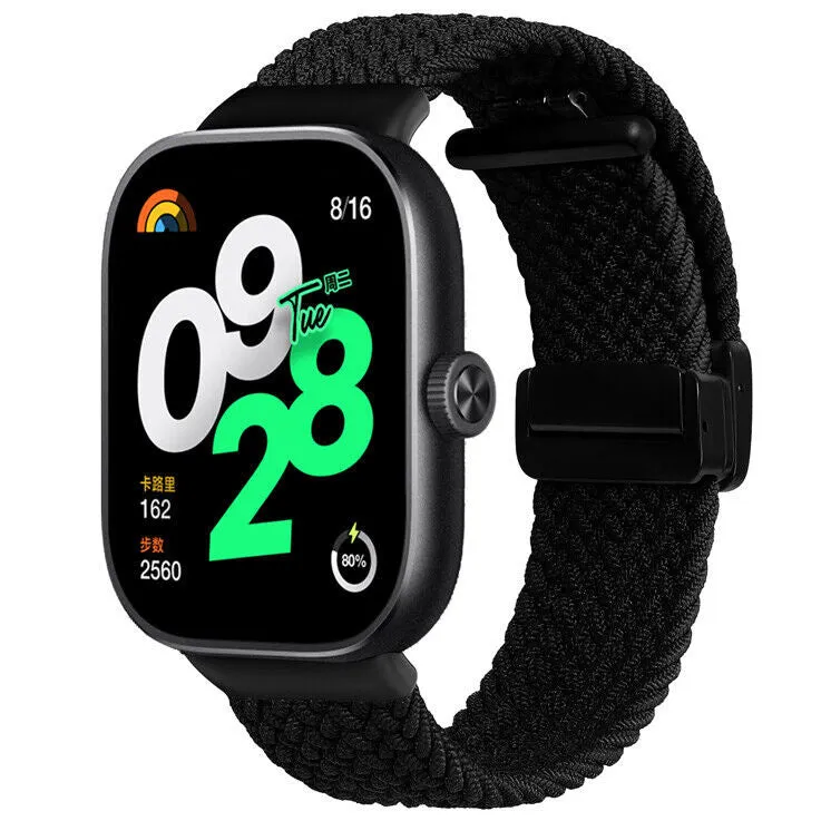 Correa trenzada con hebilla-D Xiaomi Smart Band 10 Pro (negro)