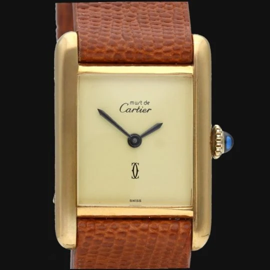 Cartier Show Cartier Tank silver-gilt