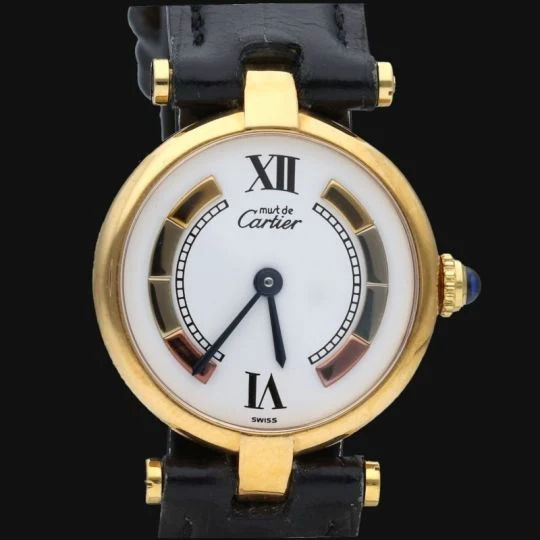 Cartier Must De Cartier Watch silver-gilt
