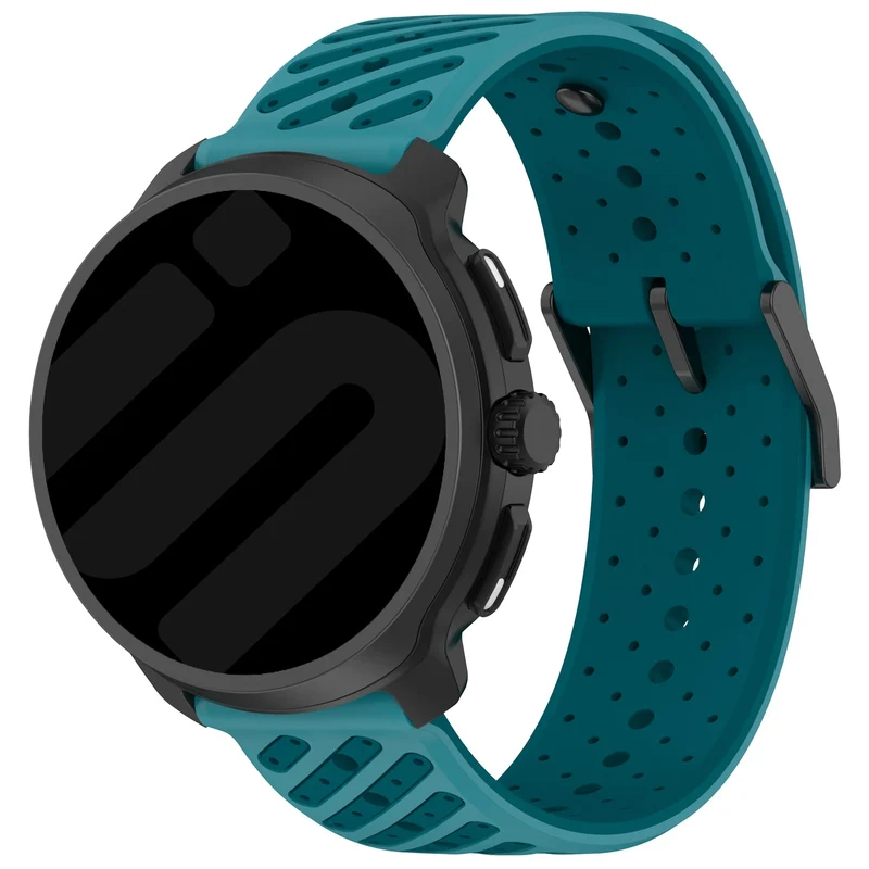 Correa silicona a rayas Oppo Watch S (azul)