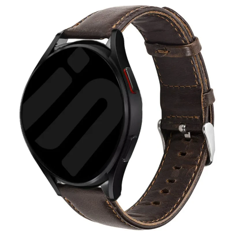 Correa cuero Oppo Watch S (marrón oscuro)