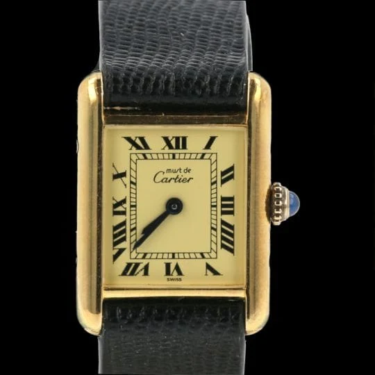 Cartier Show Tank silver-gilt