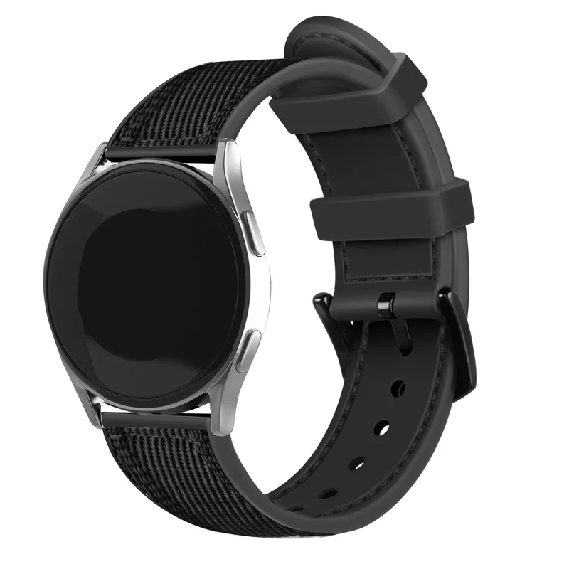 Correa nylon híbrida Oppo Watch S (negro)