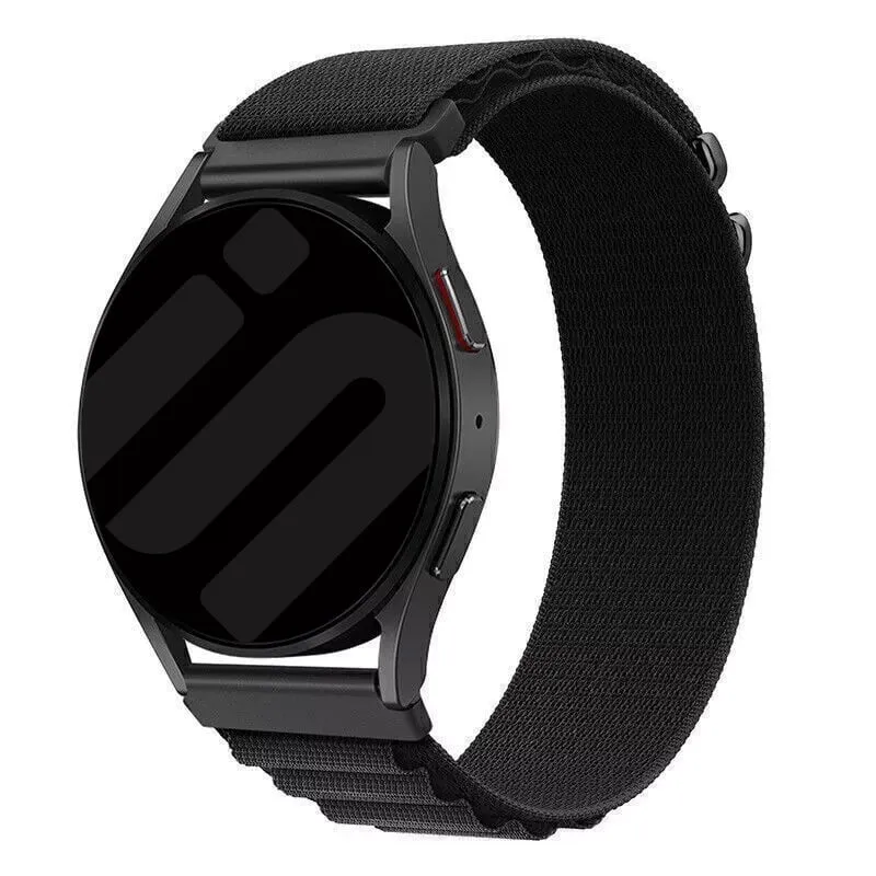 Correa Alpine nylon Oppo Watch S (negro)