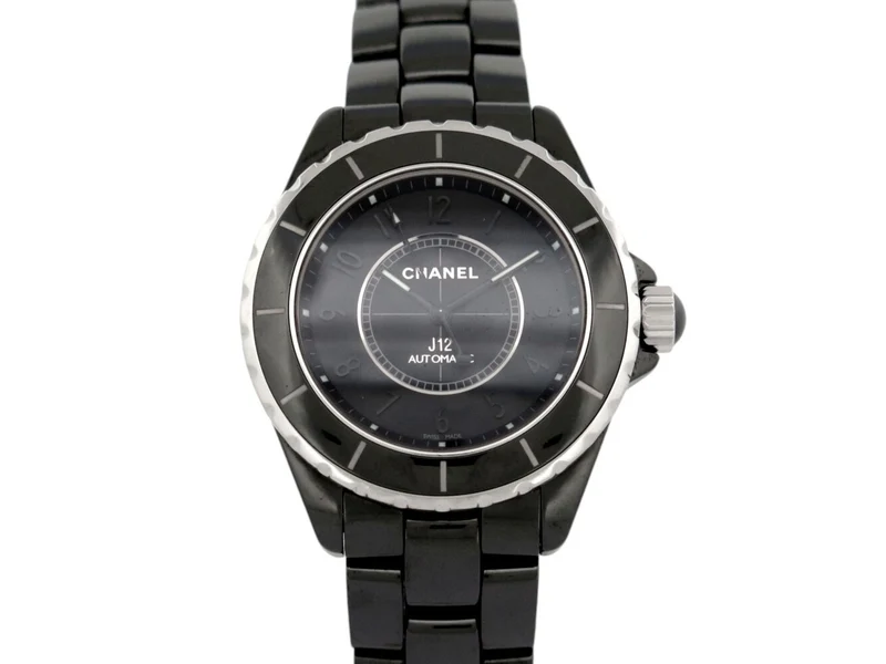 CHANEL J12 H3829 - 39 mm automatic watch in black ceramic