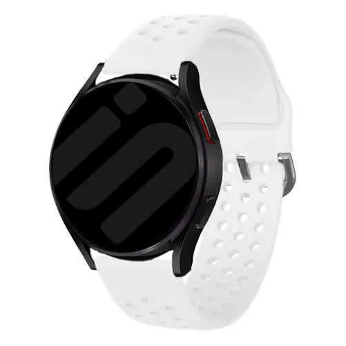 Correa silicona transpirable Oppo Watch S (blanco)