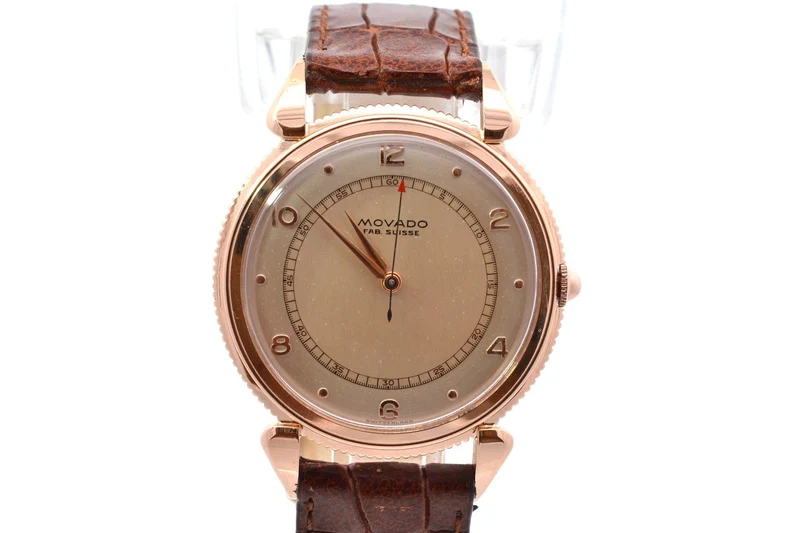 Movado - 18k yellow gold watch