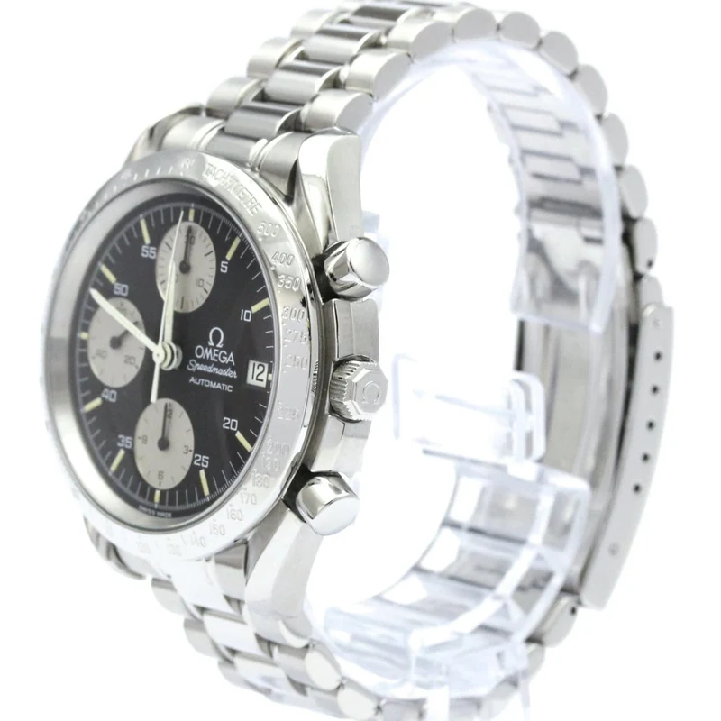 Omega Speedmaster Date - Automatic steel chronograph watch