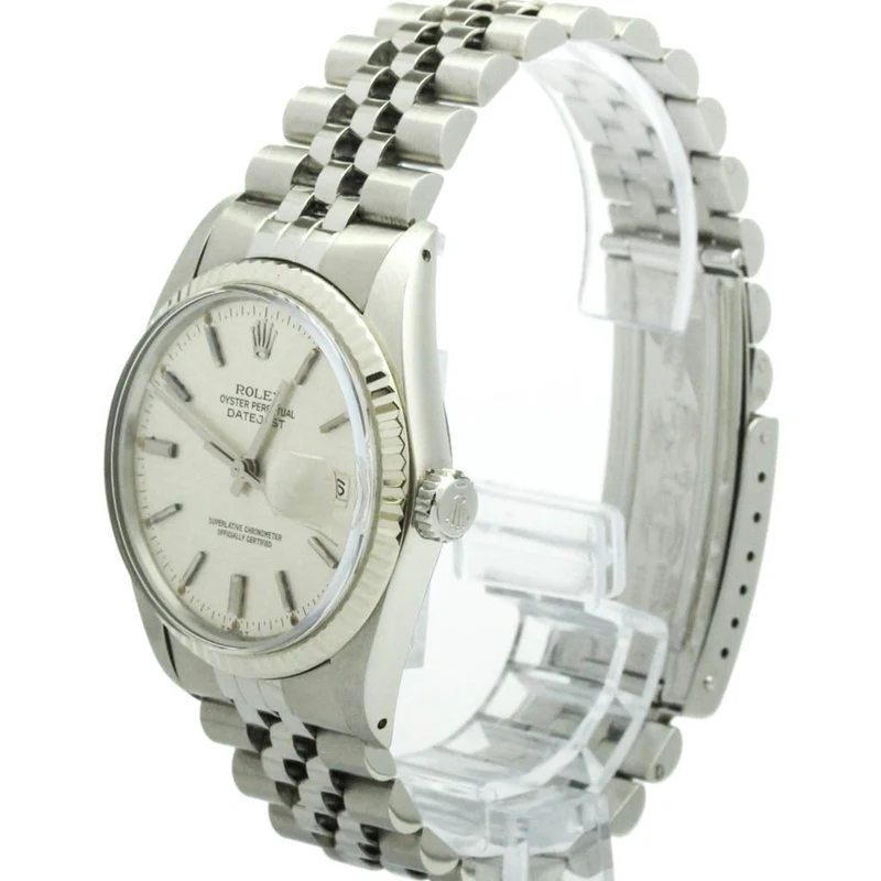 Rolex Oyster Perpetual Datejust - Automatic watch in steel and white gold
