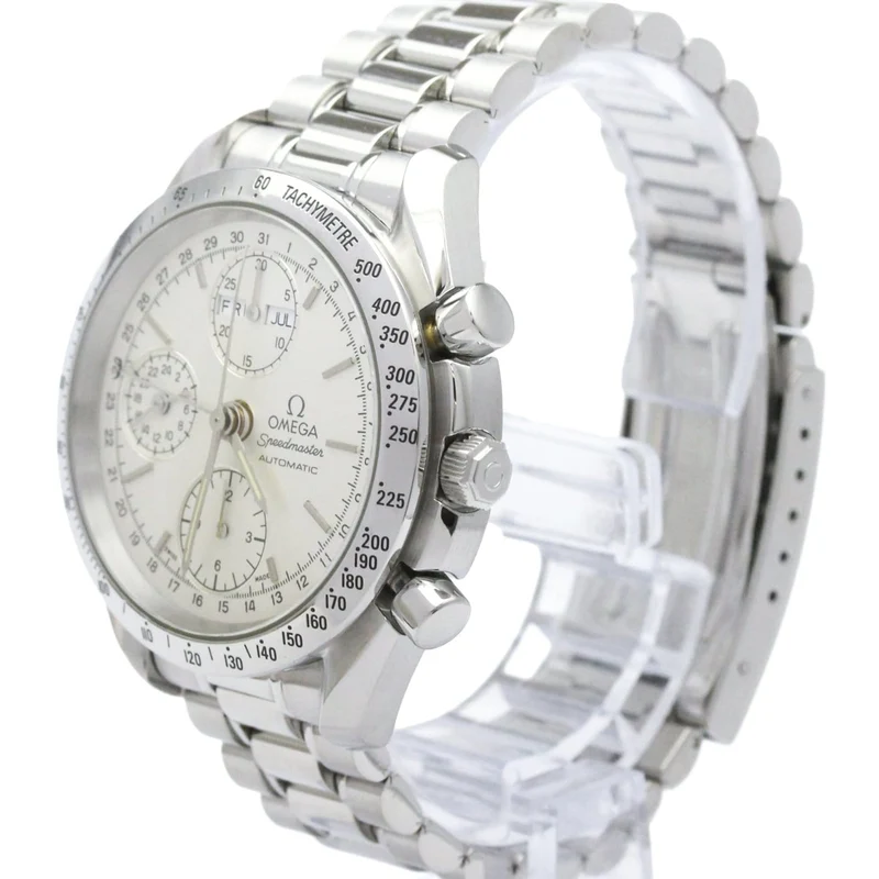 Omega Speedmaster - Triple Calendar Chronograph watch in steel