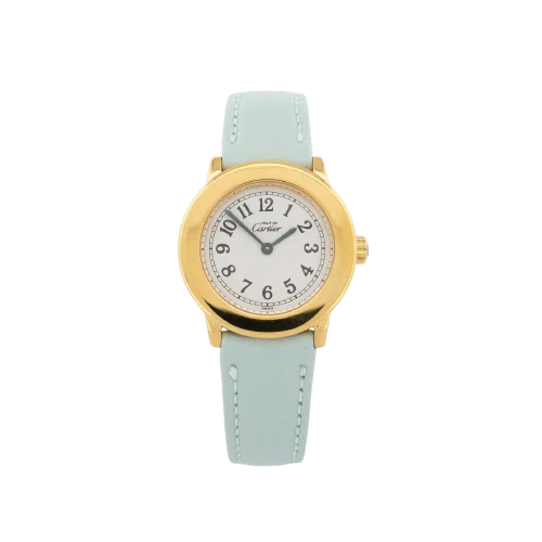 Cartier Must Ronde - Women's watch SM with ivory dial and Arabic numerals