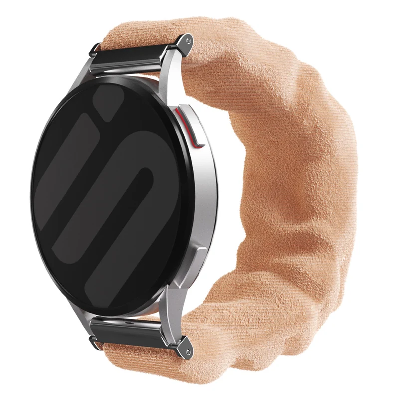 Correa scrunchie Garmin Vivoactive 4s (beige)