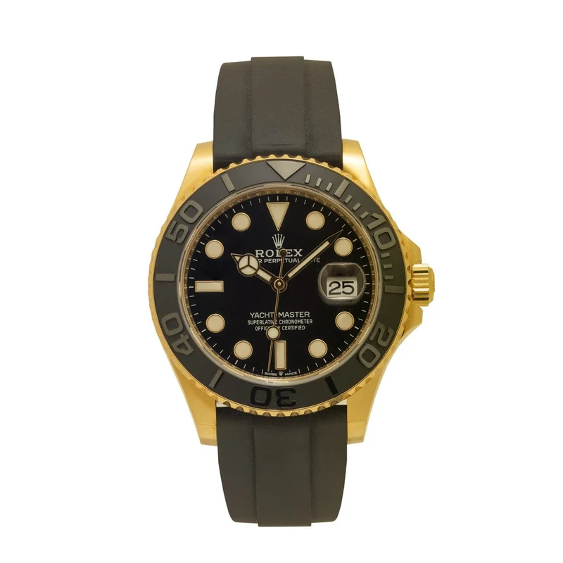 Rolex Yacht-Master 42 - 18 ct yellow gold watch on Oysterflex bracelet