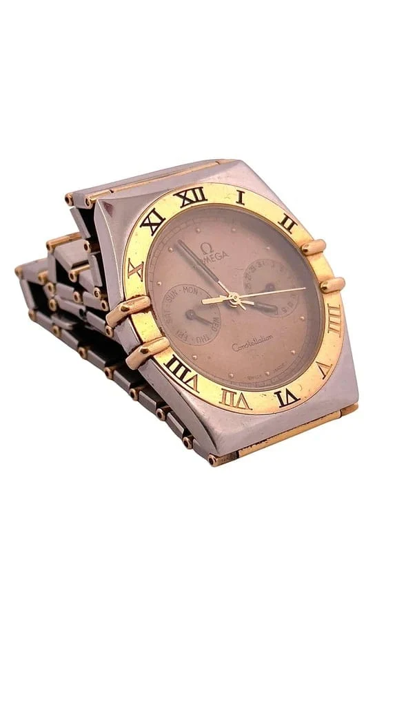 Vintage Omega Constellation Gold and Steel Watch