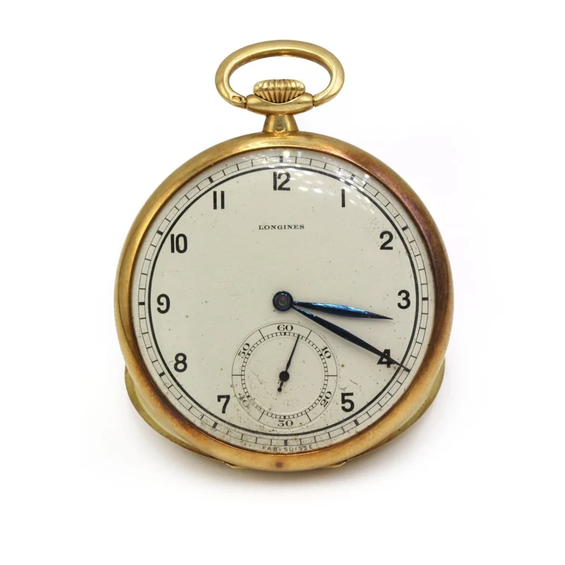 Longines - Pocket watch in 750‰ yellow gold