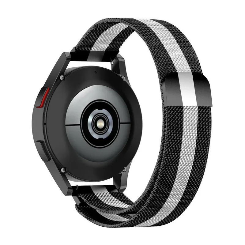 Correa milanesa Xiaomi Watch S5 (negro/blanco)