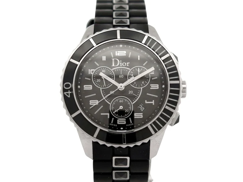 Christian Dior Christal - Quartz chronograph watch in steel