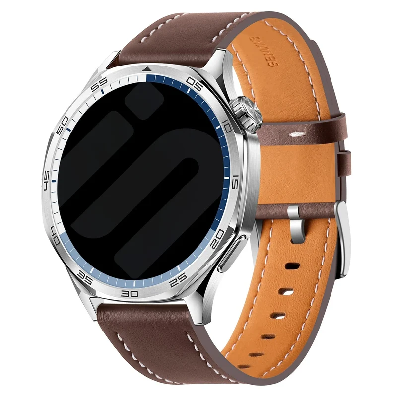 Correa cuero 'One Push' Xiaomi Watch S5 (marrón oscuro)