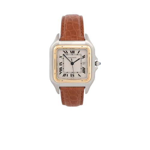 Cartier Panthère - Two-tone LM watch in steel and yellow gold