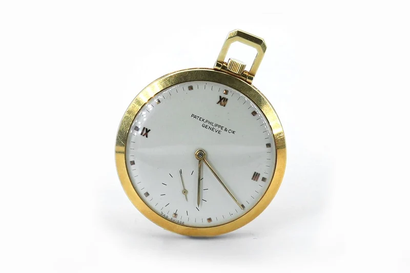 Patek Philippe - Extra-flat pocket watch in 18-carat yellow gold