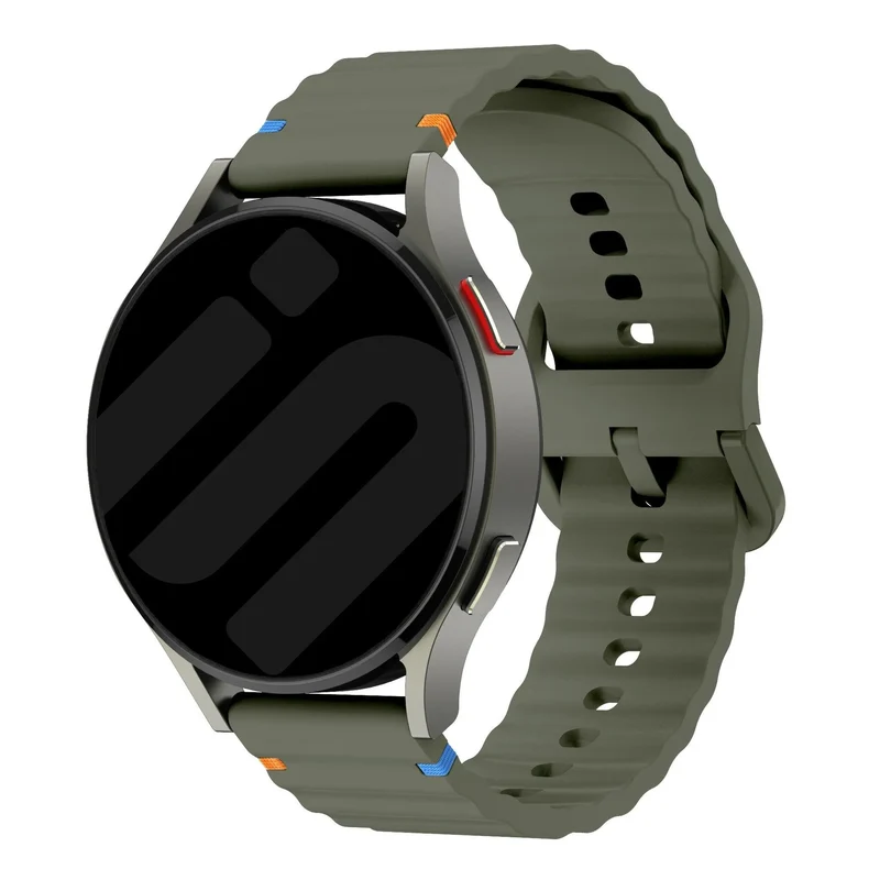 Correa ondulada Xiaomi Watch S5 (verde militar)