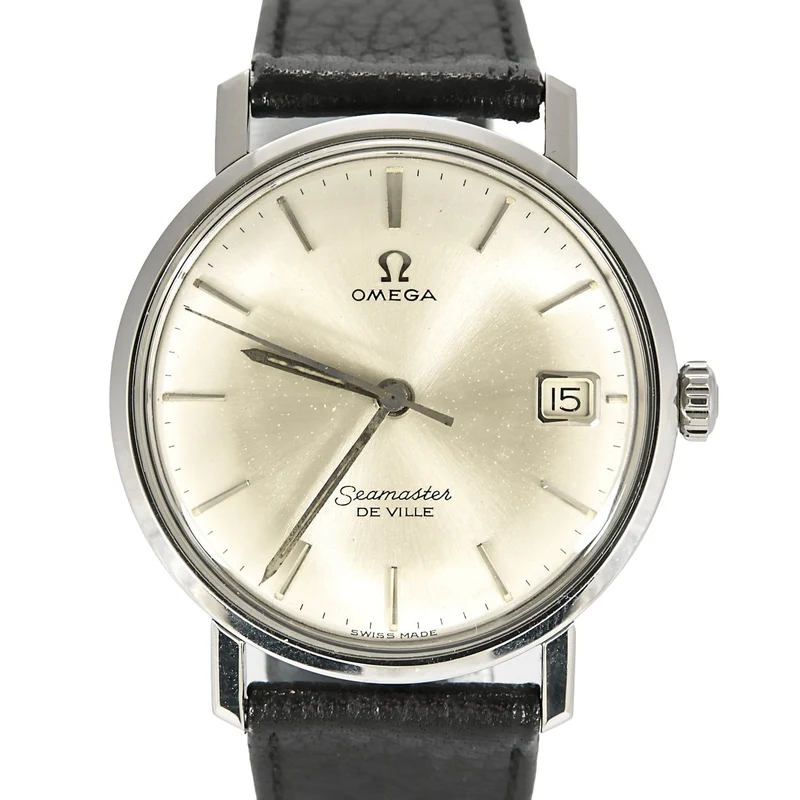 Omega Seamaster De Ville - Steel watch, silver dial, caliber 610