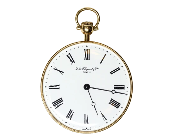 Chopard - 750 yellow gold pocket watch