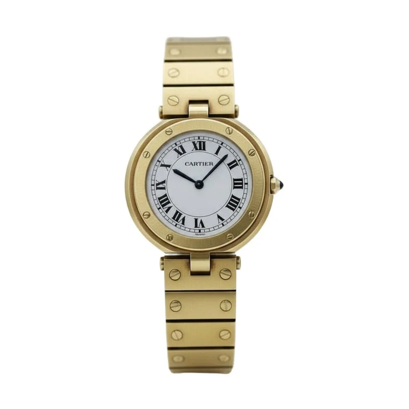 Cartier Santos Vendôme - 18-carat yellow gold watch