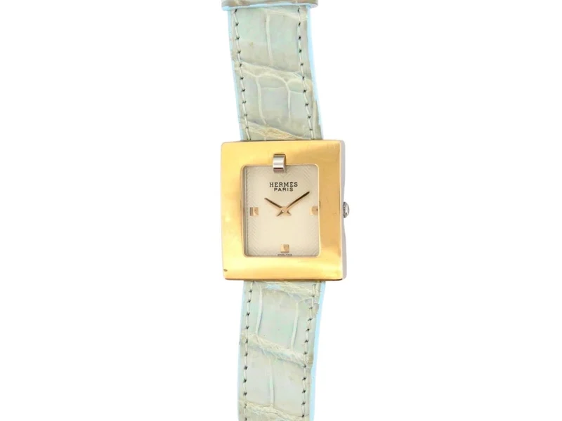 Hermès Belt BE1.220 - 30 mm gold-plated quartz watch