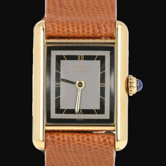 Cartier Show Tank silver-gilt