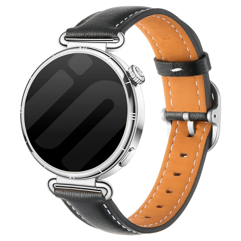 Correa cuero square Huawei Watch 5 - 42mm (negro)