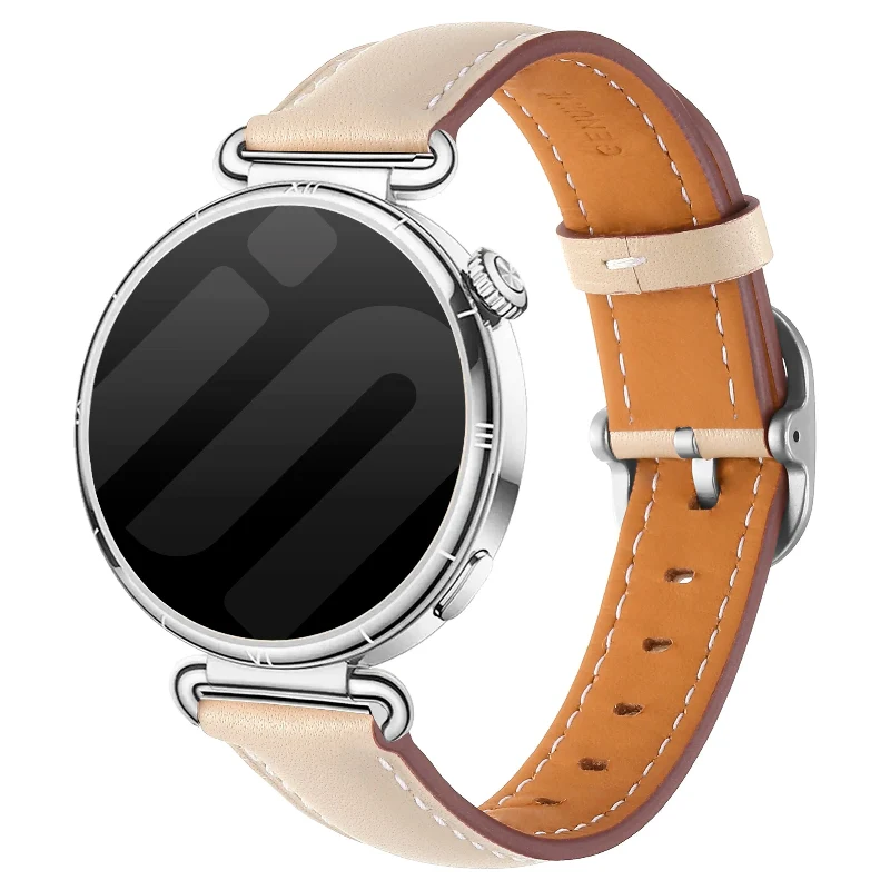 Correa cuero square Xiaomi Watch S4 - 41mm (blanco estrella)